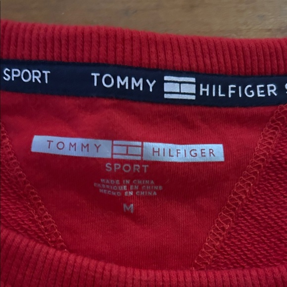 EUC Tommy Hilfiger Red Sport Sweatshirt - Picture 2 of 7